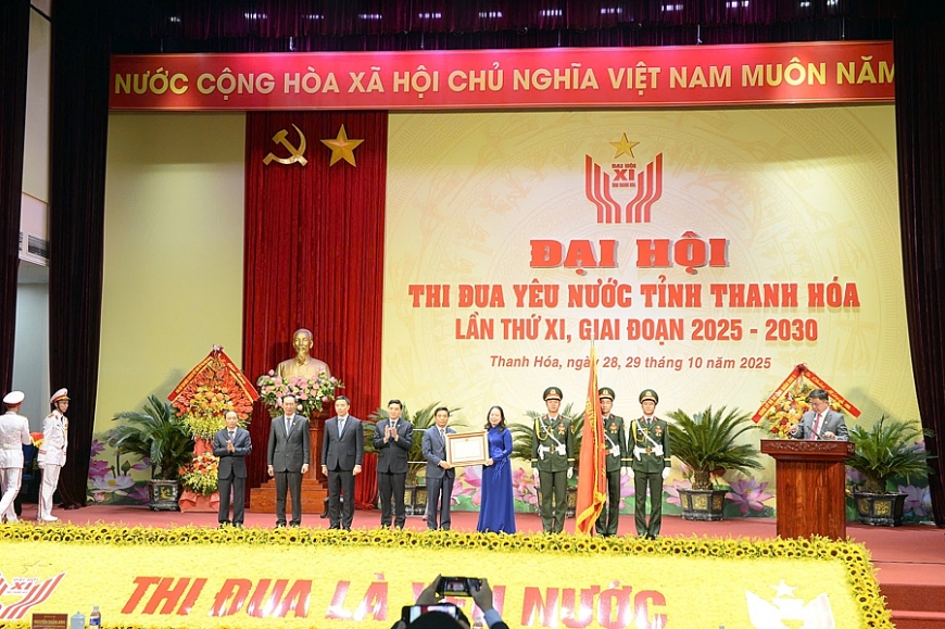 Phó Chủ tịch nước Võ Thị Ánh Xuân dự Đại hội Thi đua yêu nước tỉnh Thanh Hóa