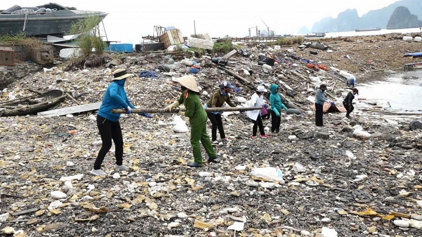 Người cao tuổi Quảng Ninh tích cực tham gia bảo vệ môi trường biển