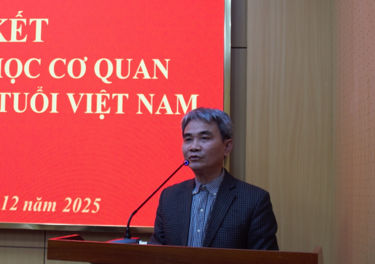 TS. Đinh Hữu Phí, Viện trưởng Viện Nghiên cứu NCT, Chủ tịch Hội đồng Khoa học Cơ quan Trung ương Hội NCT Việt Nam 