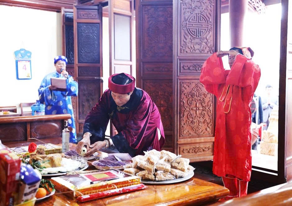 Lễ Dâng hương tại nhà thợ họ