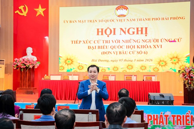 Cử tri kỳ vọng vào chương trình hành động của ông Vũ Văn Tiến
