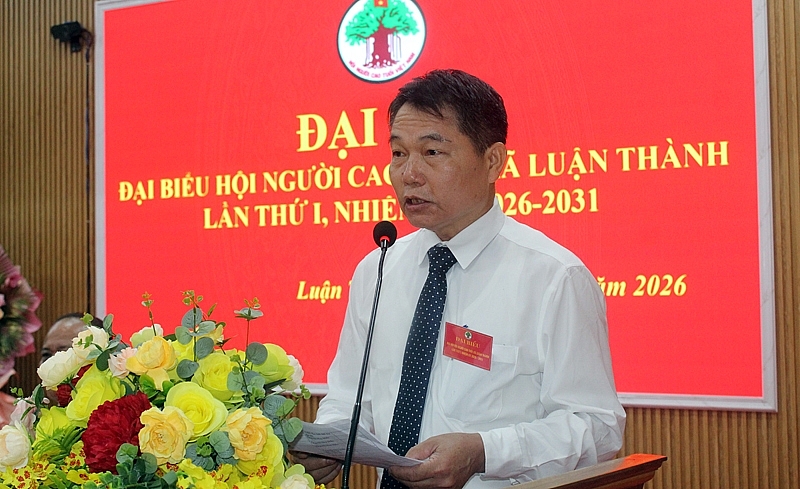 Đại hội NCT xã Luận Thành quyết tâm thực hiện thành công các chỉ tiêu trong nhiệm kỳ mới