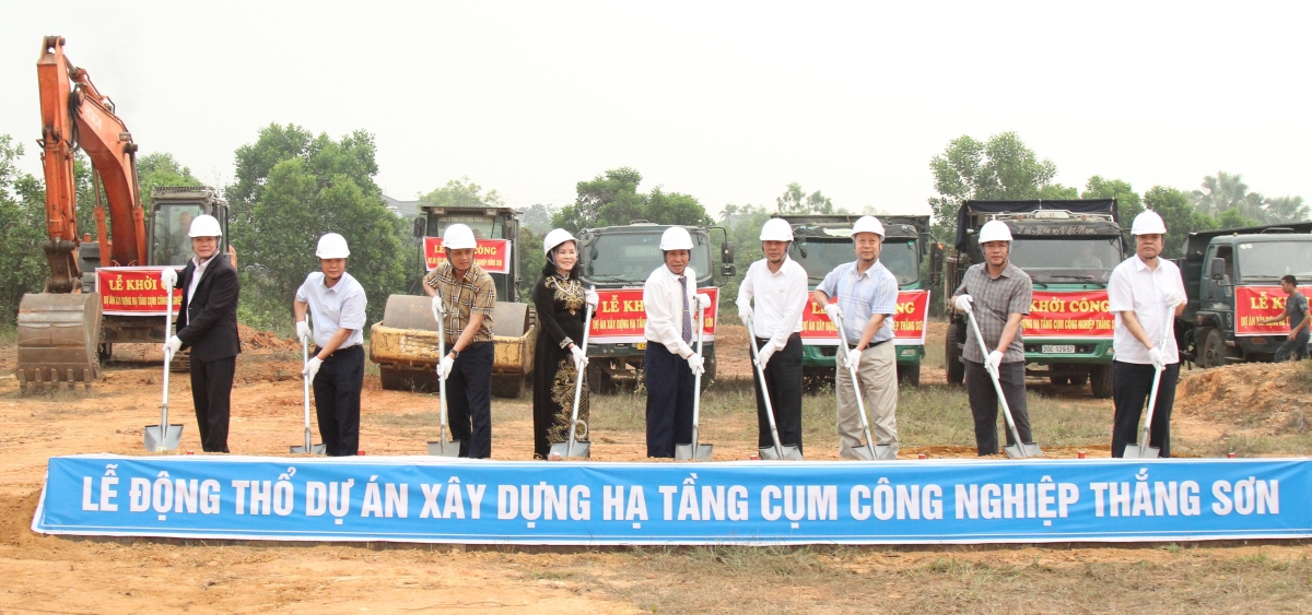 Khởi công Cụm công nghiệp Thắng Sơn: Tạo động lực phát triển kinh tế địa phương