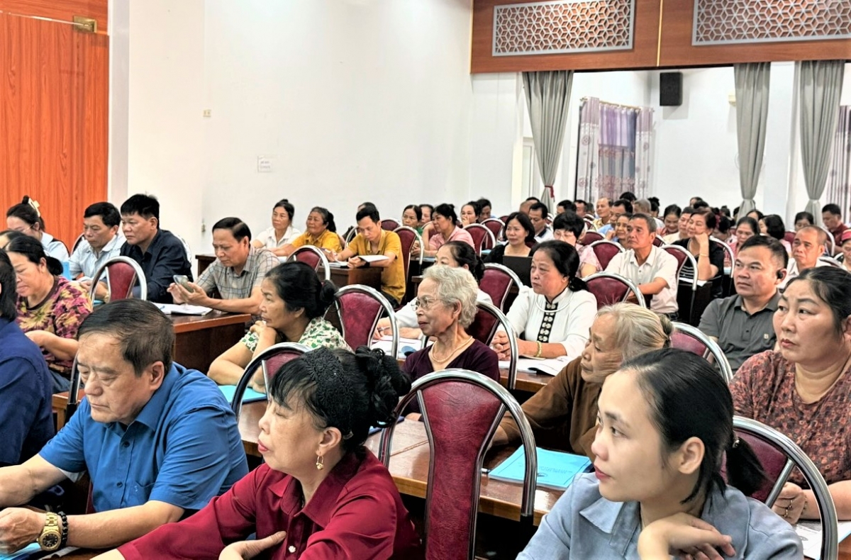 Các đại biểu tham dự lớp tập huấn