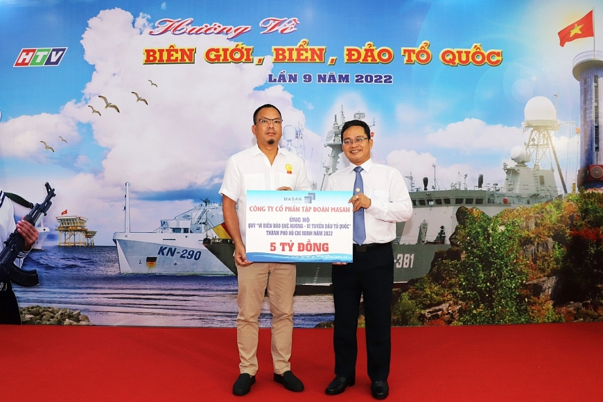Tập đoàn Masan ủng hộ chương trình Vì biển đảo quê hương - Vì tuyến đầu Tổ quốc