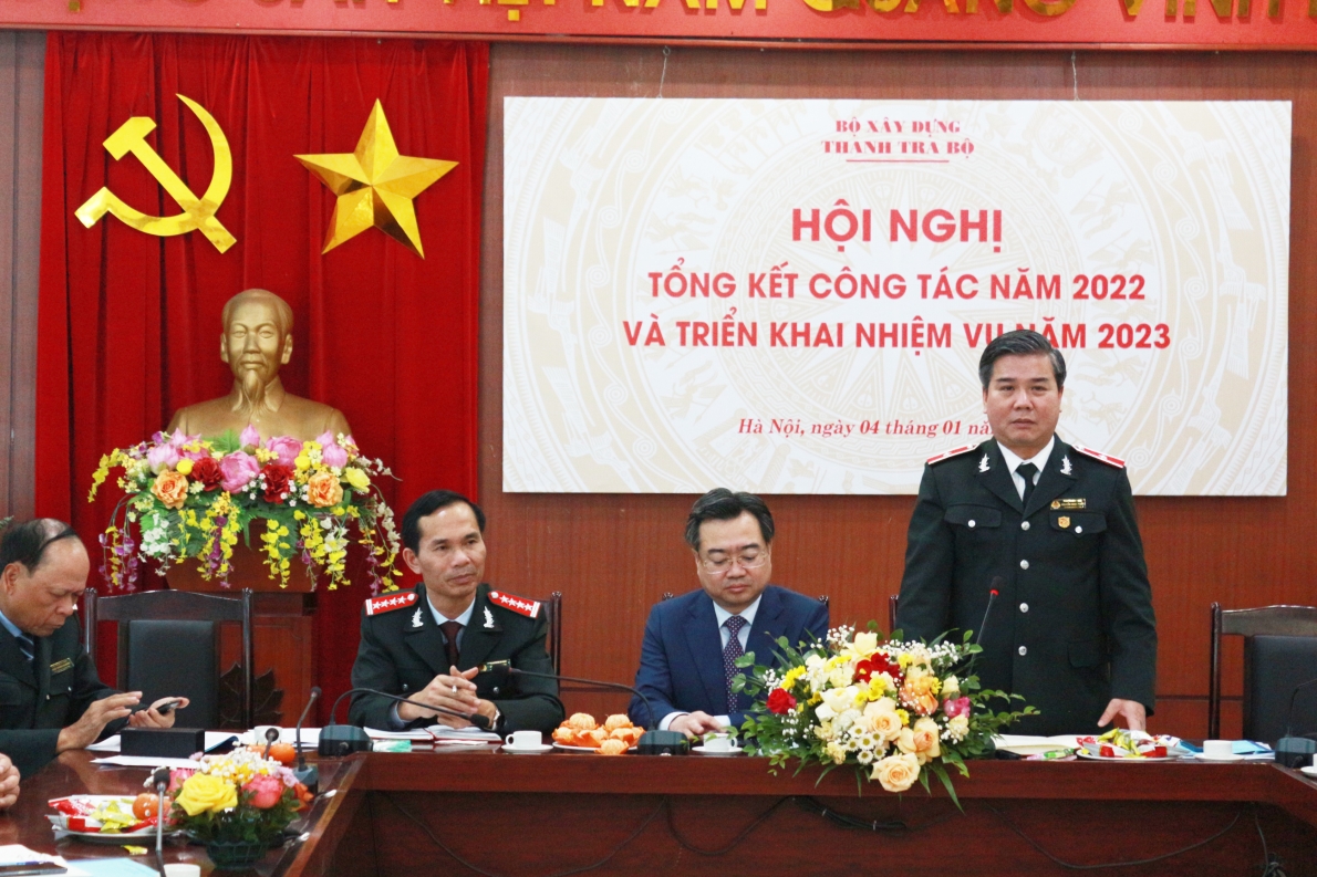 Thanh tra Bộ Xây dựng: Đoàn kết, bản lĩnh, trách nhiệm, hoàn thành xuất sắc nhiệm vụ được giao