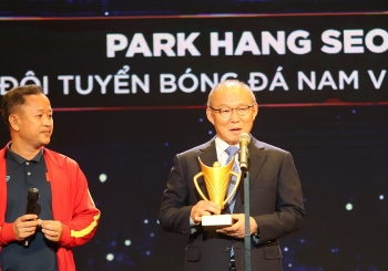 HLV Park Hang Seo nhận giải HLV nước ngoài xuất sắc nhất năm