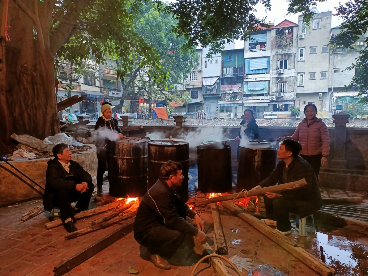 Luộc bánh