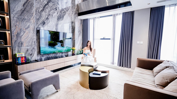 Những gam màu nội thất tinh tế được HH Lương Thùy Linh lựa chọn cho căn penthouse của mình tại Sunshine City