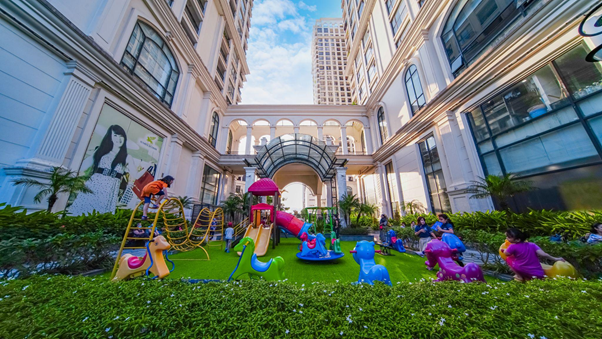 Không gian vui chơi, phát triển thể chất dành cho trẻ nhỏ