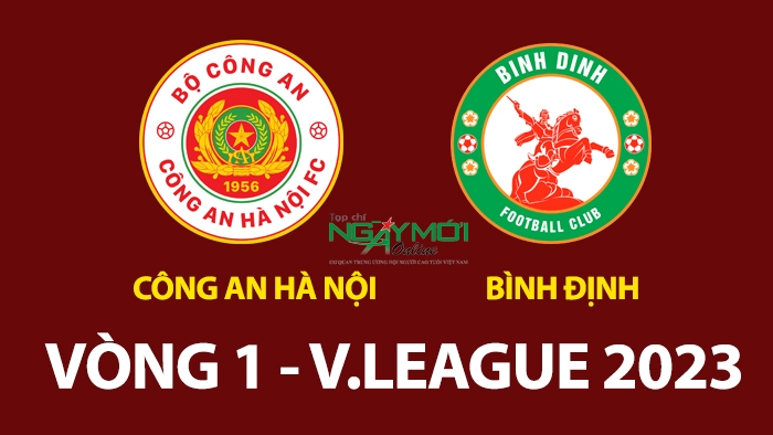 Link xem trực tiếp Công an Hà Nội vs Bình Định, 19h15 ngày 3/2, vòng 1 V.League 2023