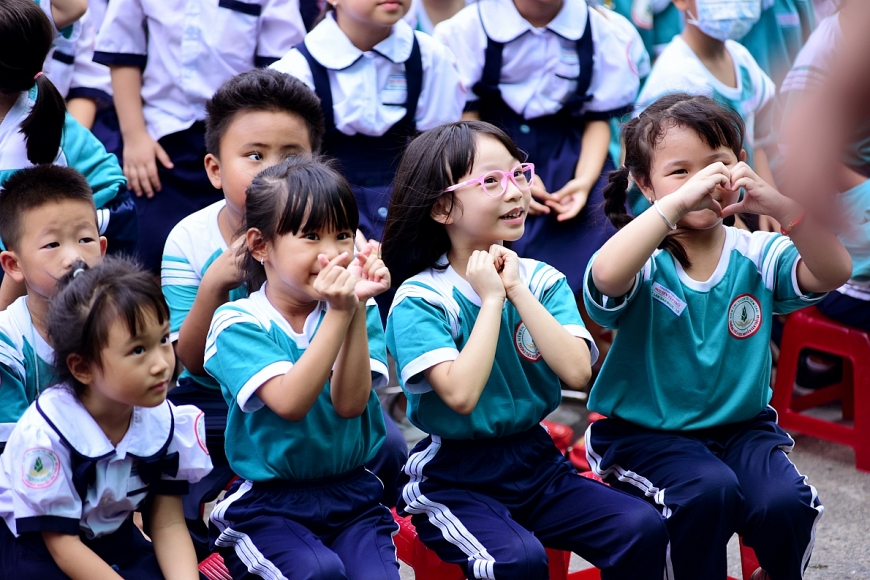 Hoạt động ngoại khóa của Vinamilk giúp trẻ nâng cao nhận thức về môi trường