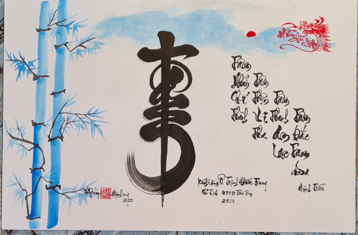 Tỉnh Long An: Nhân rộng mô hình văn hóa Thư pháp