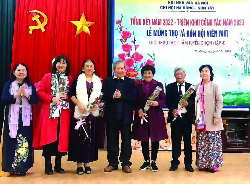 Chi hội Hà Đông - Sơn Tây, Hội Nhà văn TP Hà Nội: Một năm gặt hái nhiều thành công