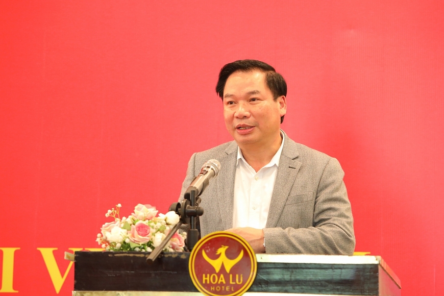 Đồng chí Tống Quang Thìn, Phó Chủ tịch Thường trực tỉnh Ninh Bình phát biểu chào mừng Hội nghị.