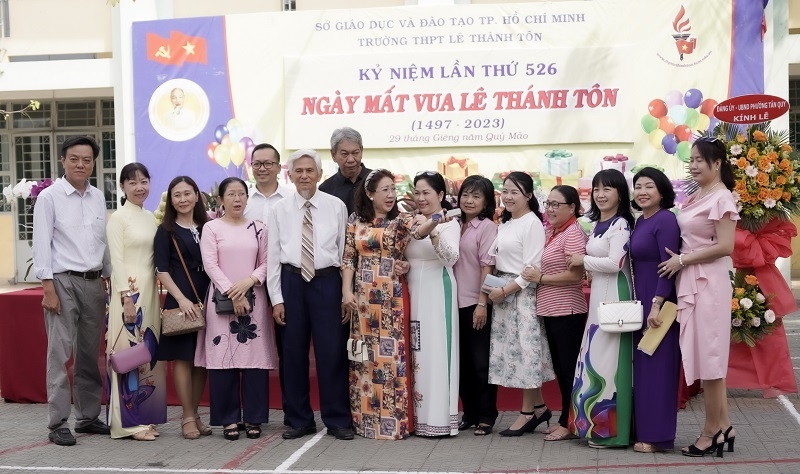 Trường THPT Lê Thánh Tôn: Tổ chức Lễ giỗ vua Lê Thánh Tôn lần thứ 526 (1497-2023)