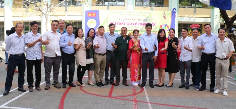 Trường THPT Lê Thánh Tôn: Tổ chức Lễ giỗ vua Lê Thánh Tôn lần thứ 526 (1497-2023)