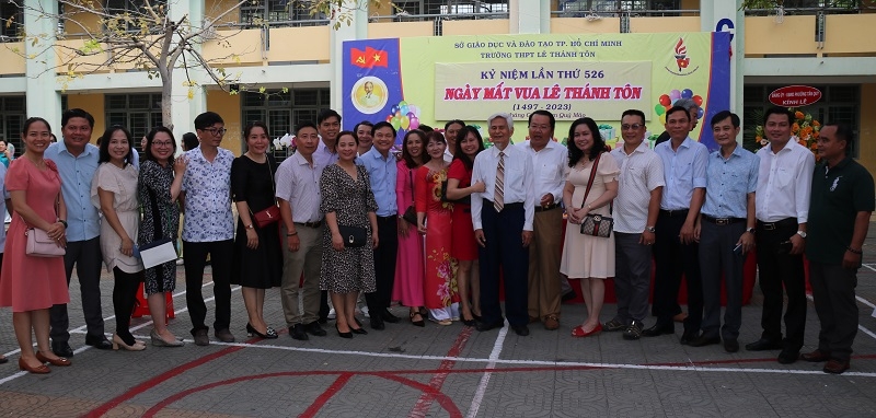 Trường THPT Lê Thánh Tôn: Tổ chức Lễ giỗ vua Lê Thánh Tôn lần thứ 526 (1497-2023)