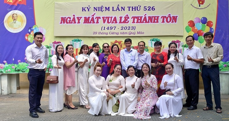 Trường THPT Lê Thánh Tôn: Tổ chức Lễ giỗ vua Lê Thánh Tôn lần thứ 526 (1497-2023)