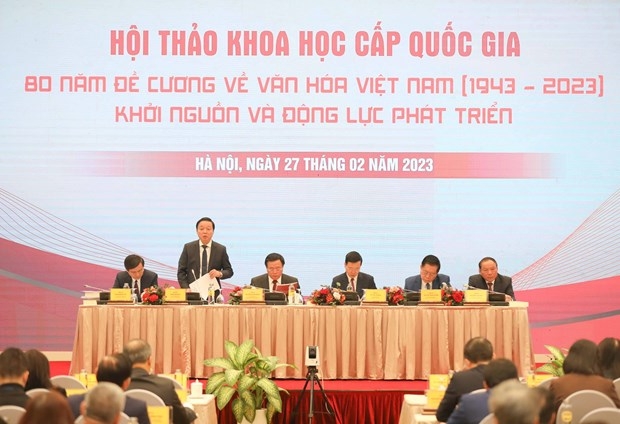 Phó Thủ tướng Chính phủ Trần Hồng Hà cùng chủ trì và điều hành hội thảo. (Ảnh: Thanh Tùng/TTXVN)