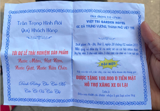 Tham gia "mua hàng hoàn tiền", nhiều người cao tuổi ở Phú Thọ mất tiền triệu