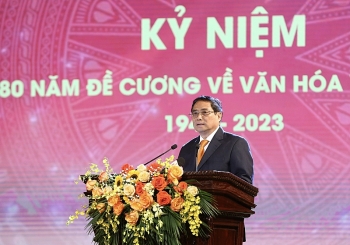 Thủ tướng Phạm Minh Chính dự Lễ kỷ niệm 80 năm Đề cương về văn hóa Việt Nam (1943 - 2023)