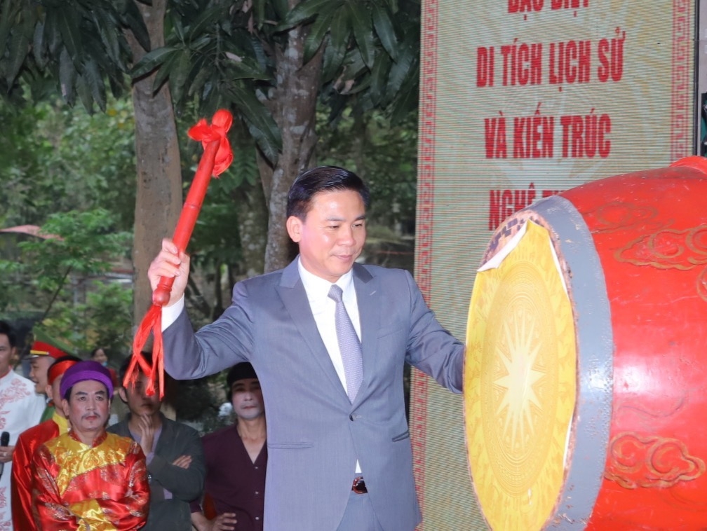 Thanh Hoá: Lễ hội Đền Bà Triệu đón nhận Di sản Văn hóa phi vật thể Quốc gia