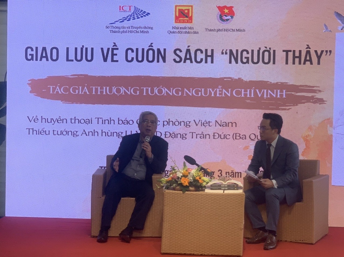 “Người thầy” của Thượng tướng Nguyễn Chí Vịnh tạo sức hút mạnh mẽ với độc giả ở TP. Hồ Chí Minh
