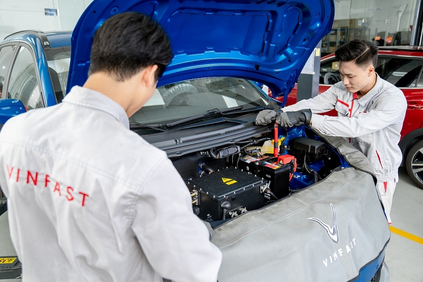 VinFast đảm bảo đáp ứng nhu cầu sửa chữa, bảo dưỡng của khách hàng một cách linh hoạt và thuận tiện nhất
