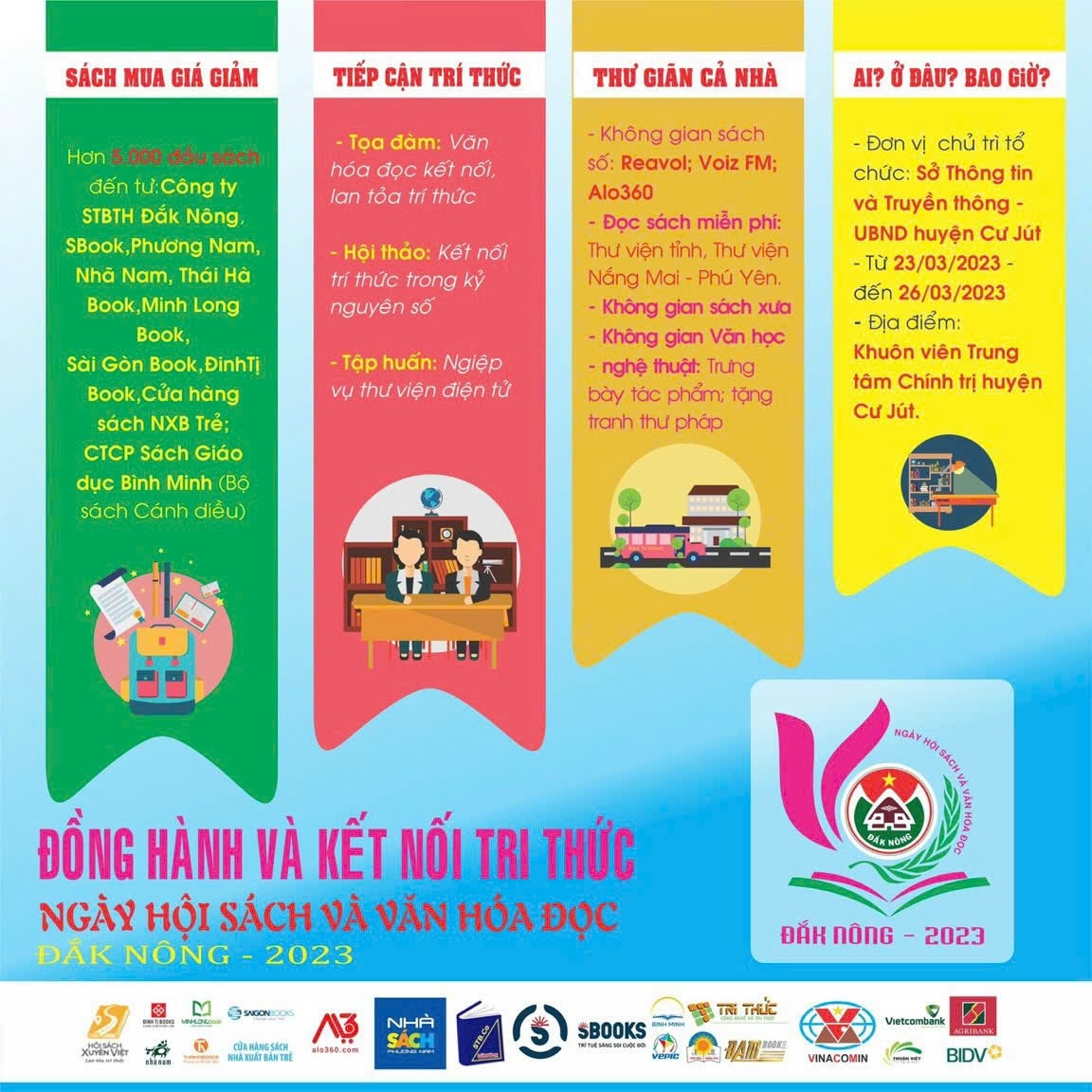 Đắk Nông: Sắp diễn ra Ngày hội Sách và Văn hóa đọc 2023