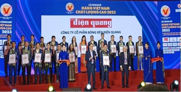 Công ty CP bóng đèn Điện Quang: Đạt danh hiệu Hàng Việt Nam chất lượng cao 2023