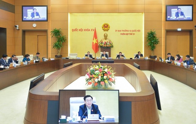 Ủy ban Thường vụ Quốc hội cho ý kiến về việc giải trình, tiếp thu, chỉnh lý dự án Luật Hợp tác xã (sửa đổi) tại phiên họp thứ 21 - Ảnh: VGP/ĐH
