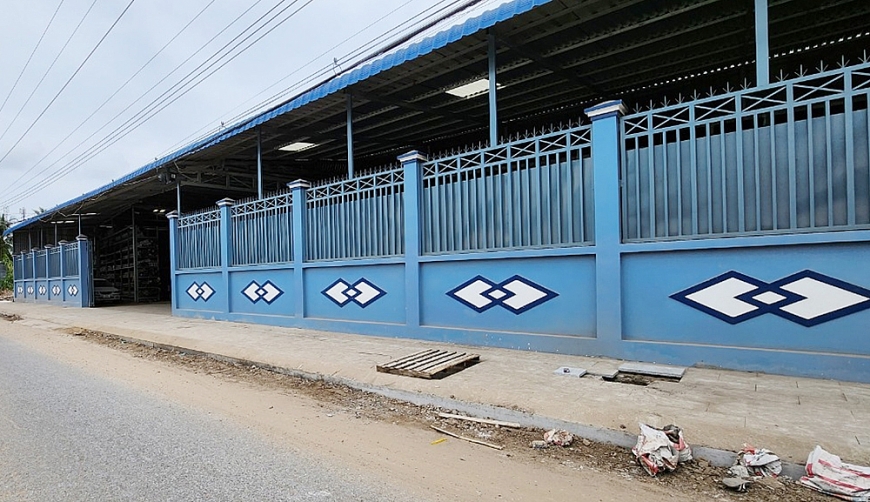 Phần đất tranh chấp liên quan đến vụ án. 