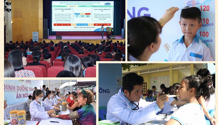 Nhiều chương trình tư vấn, chăm sóc dinh dưỡng cộng đồng đã được đội ngũ bác sĩ Trung tâm Dinh dưỡng Vinamilk tổ chức trong nhiều năm qua