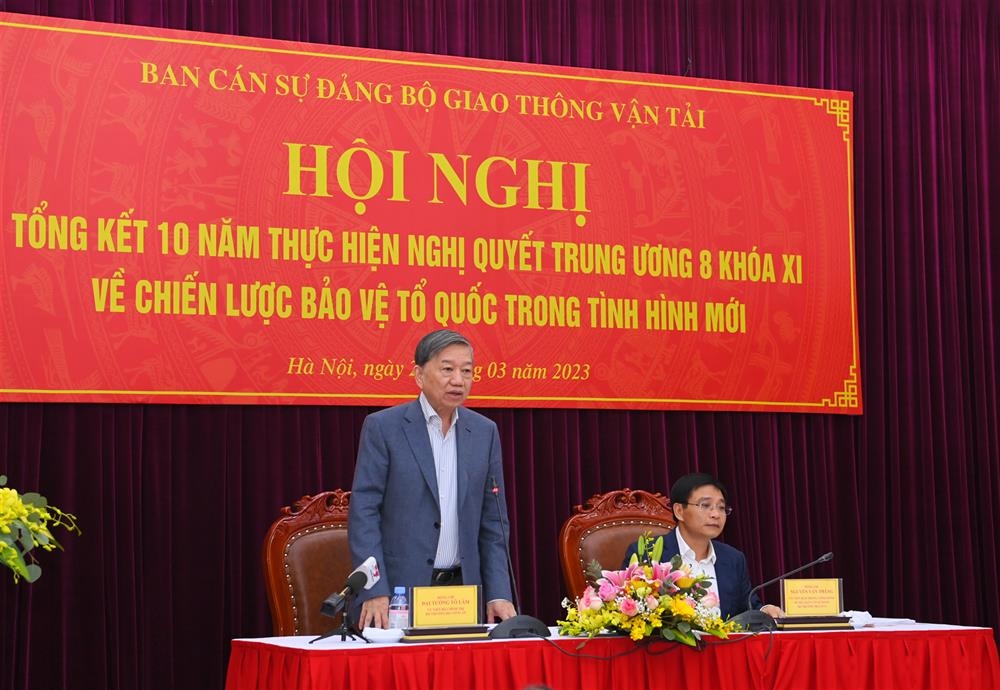 Bộ GTVT tổng kết 10 năm thực hiện Nghị quyết Trung ương 8 khóa XI về Chiến lược bảo vệ Tổ quốc trong tình hình mới