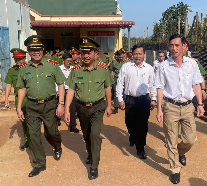 Lãnh đạo Bộ Công an thăm và làm việc tại tỉnh Đắk Lắk