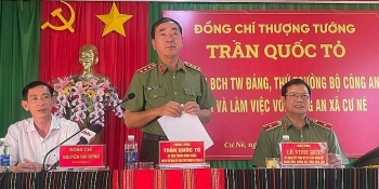 Lãnh đạo Bộ Công an thăm và làm việc tại tỉnh Đắk Lắk