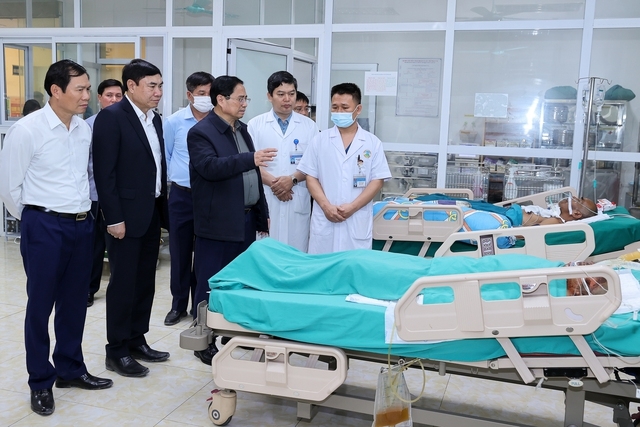 Thủ tướng Phạm Minh Chính thăm và làm việc, kiểm tra một số công trình trọng điểm trên địa bàn tỉnh Điện Biên.