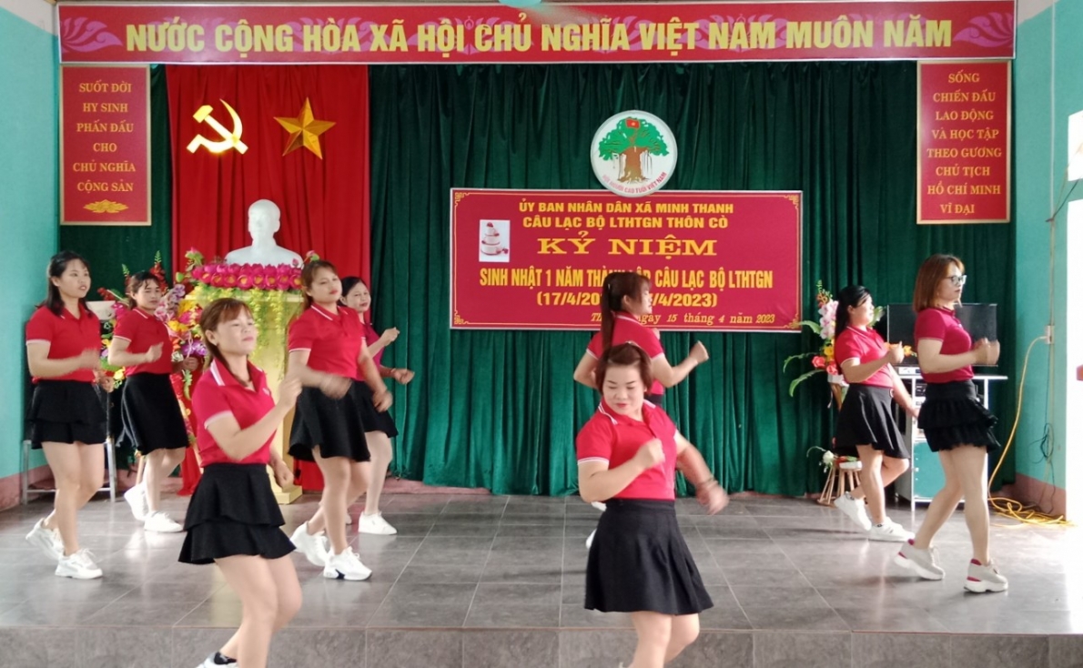 Kỷ niệm một năm ngày thành lập CLB Liên thế hệ thôn Cò