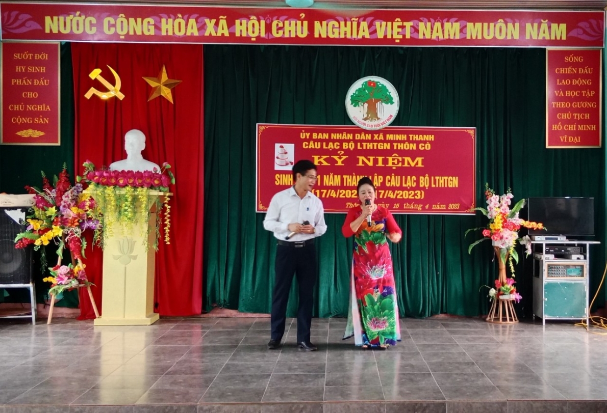 Kỷ niệm một năm ngày thành lập CLB Liên thế hệ thôn Cò