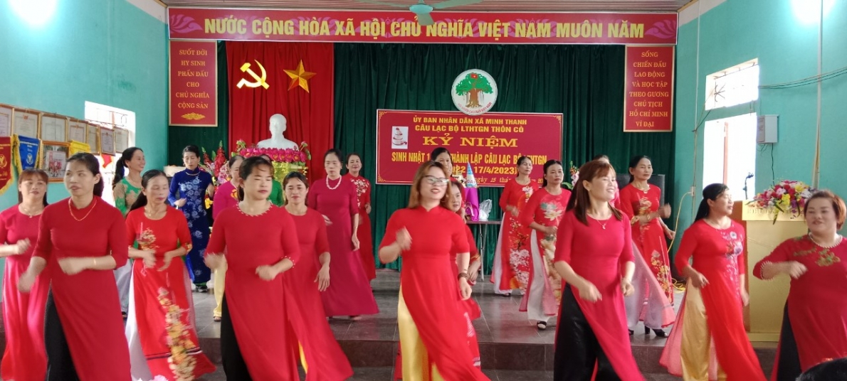 Kỷ niệm một năm ngày thành lập CLB Liên thế hệ thôn Cò