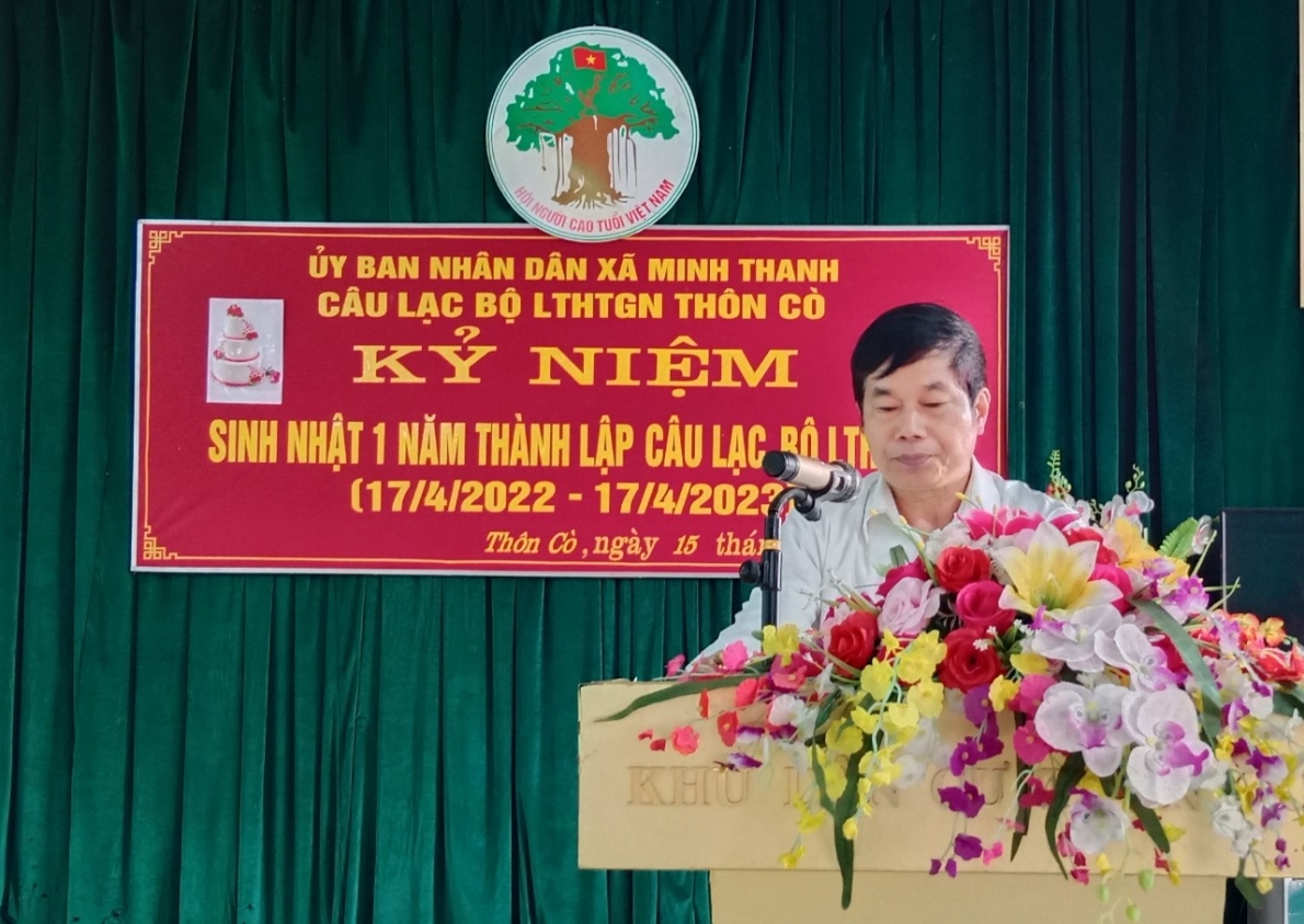 Kỷ niệm một năm ngày thành lập CLB Liên thế hệ thôn Cò