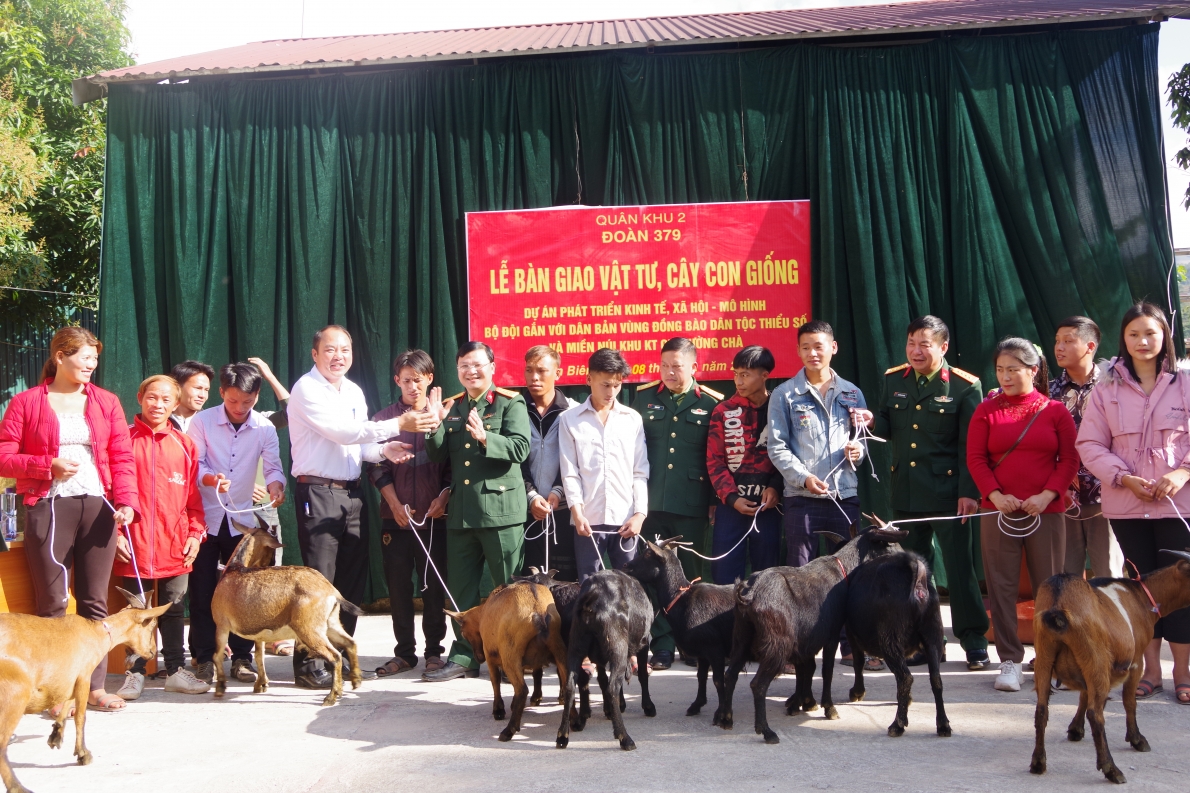 Đoàn Kinh tế - Quốc phòng 379: Phát huy phẩm chất “Bộ đội cụ Hồ”, giúp dân phát triển kinh tế, xóa đói, giảm nghèo