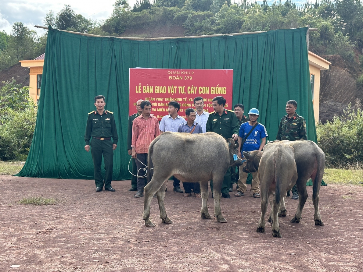 Đoàn Kinh tế - Quốc phòng 379: Phát huy phẩm chất “Bộ đội cụ Hồ”, giúp dân phát triển kinh tế, xóa đói, giảm nghèo