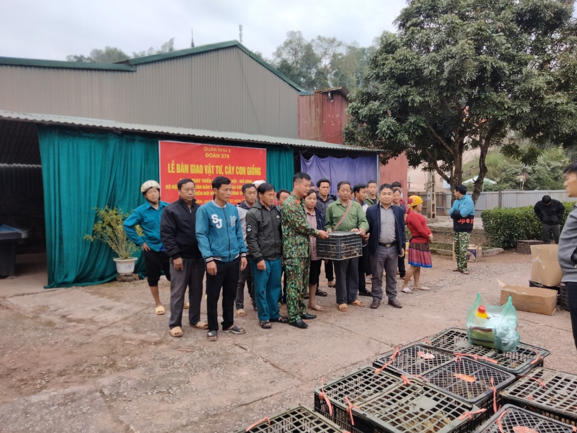 Đoàn Kinh tế - Quốc phòng 379: Phát huy phẩm chất “Bộ đội cụ Hồ”, giúp dân phát triển kinh tế, xóa đói, giảm nghèo