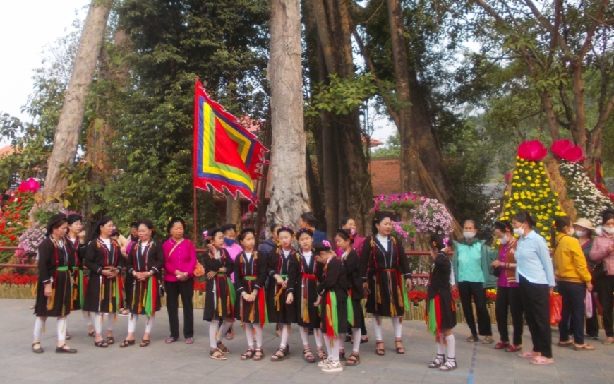 Đồng bào các dân tộc nô nức tham gia Lễ hội Tây Thiên năm 2023.