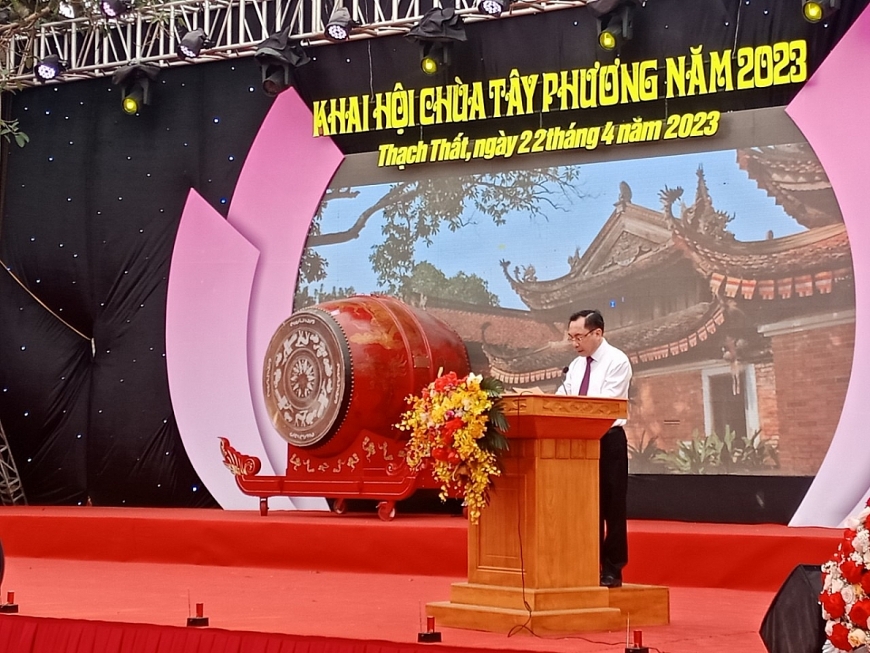 Khai hội chùa Tây Phương năm 2023
