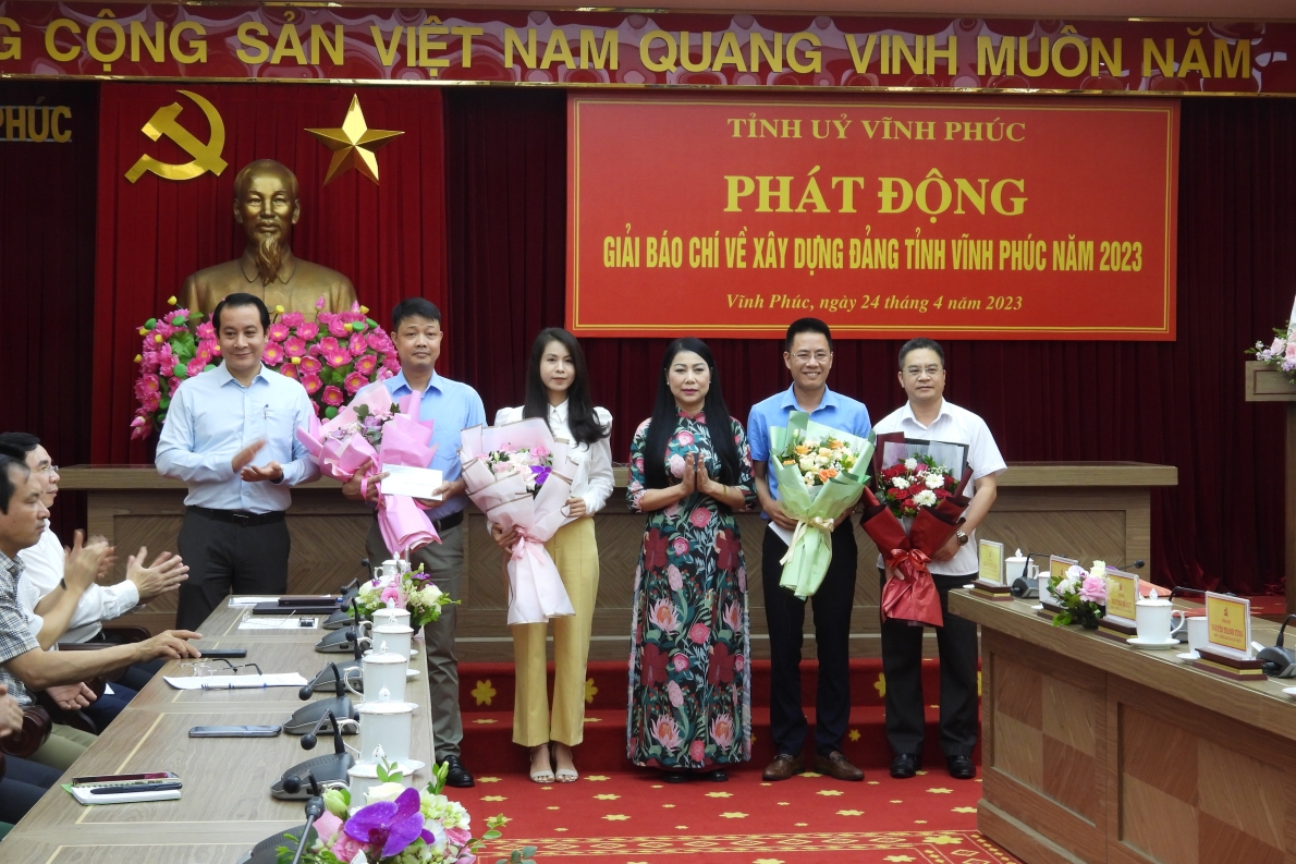 Phát động Giải báo chí về xây dựng Đảng tỉnh Vĩnh Phúc năm 2023