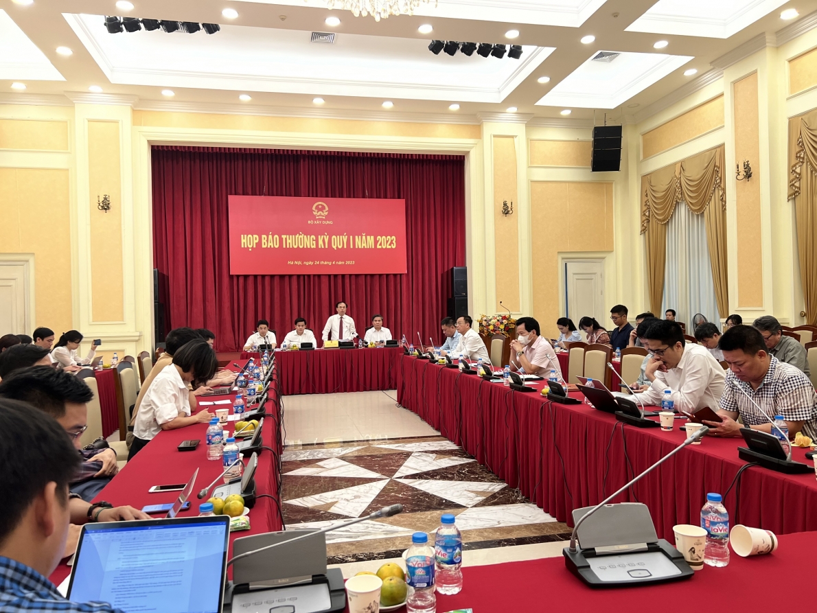 Bộ Xây dựng công bố thông tin về nhà ở và thị trường bất động sản quý I/2023