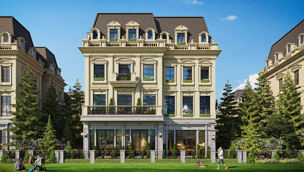 Những căn biệt thự phong cách châu Âu sang trọng tại Sunshine Capital Tay Thang Long